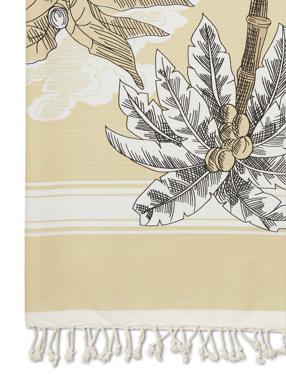 Bild von Strandtuch mit Print