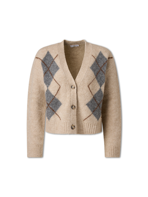 Bild von Strickjacke mit Alpaka