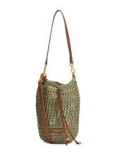 Bild von Beuteltasche aus Stroh NEFELI