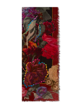 Bild von Schal mit Blumen Print