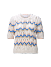 Bild von Strickshirt mit Lochmuster