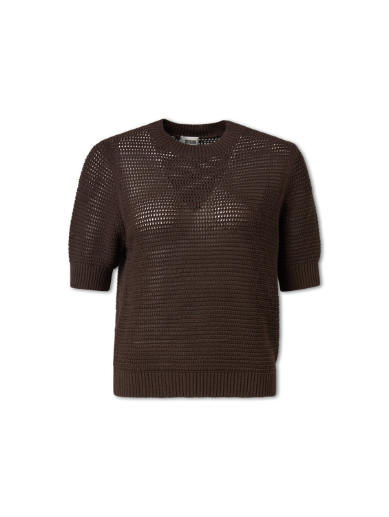 Bild von Pullover aus Lochstrick