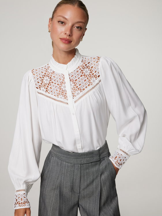 Image sur Blouse avec dentelle LADY