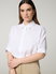 Bild von BLUSE KURZARM LEINE UNI
