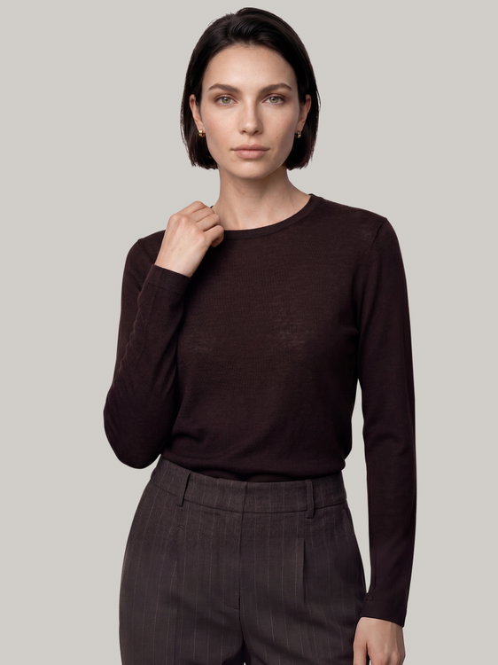 Bild von Langarmshirt im Slim Fit
