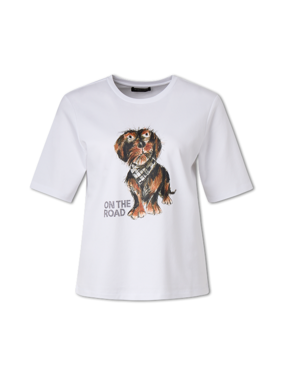 Bild von T-Shirt mit Dackel-Print