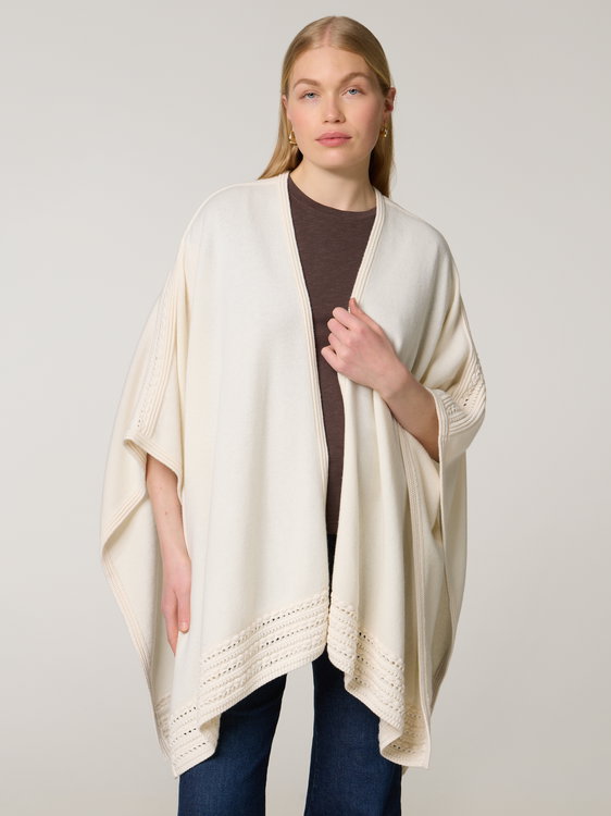 Bild von Poncho mit Kaschmir