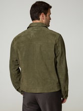 Image sur Veste en cuir velours MALBANO