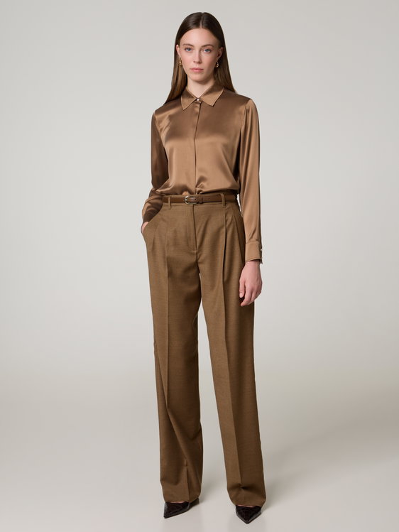 Bild von Bundfaltenhose aus Schurwolle