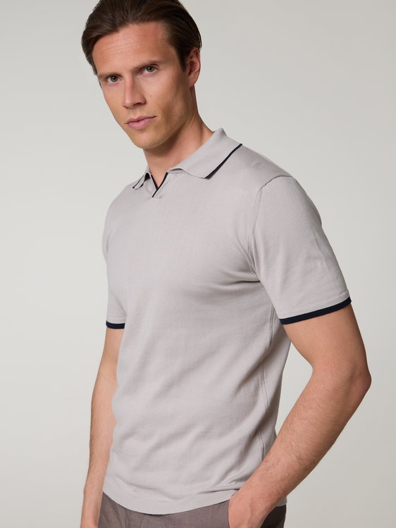 Bild von Strickpoloshirt