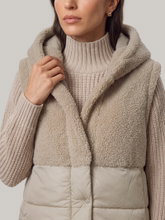 Bild von Steppgilet m Teddy-Look LUCINDA