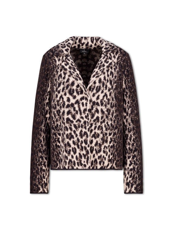 Image sur blazer en maille