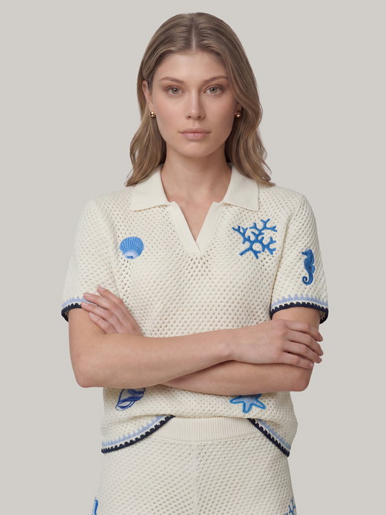 Image sur Polo en maille PIXIE