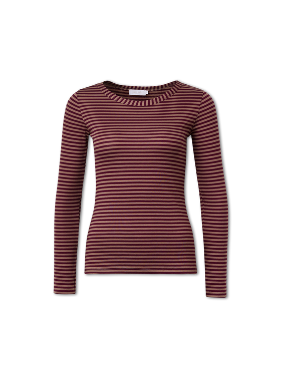Bild von Langarmshirt mit Streifen