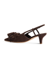 Image sur Escarpins à bride en cuir velours FRANCA