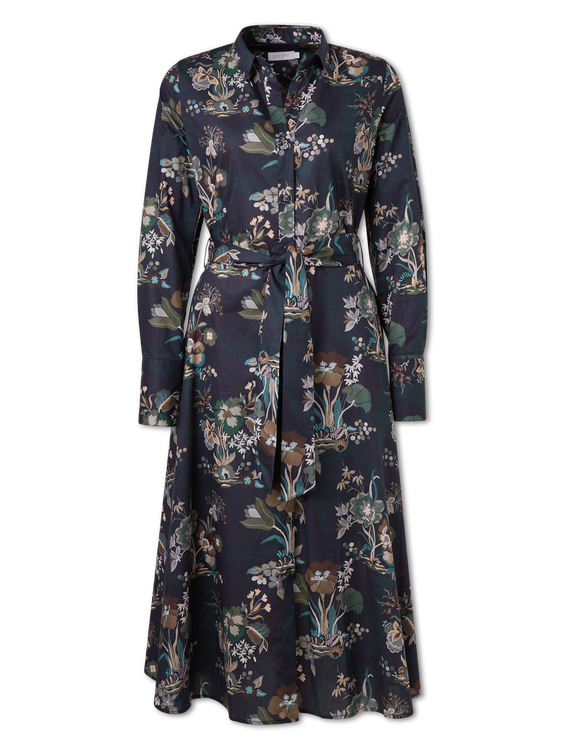Image sur Robe mi-longue en coton