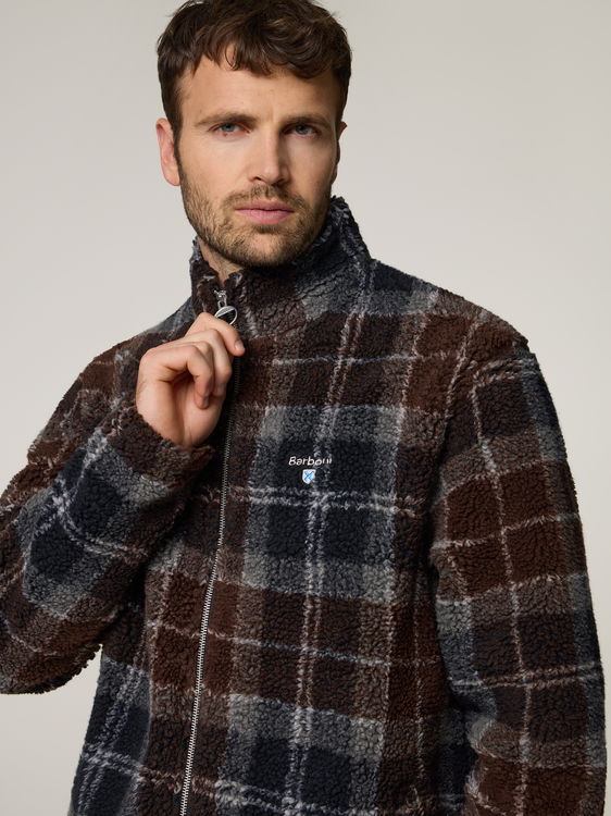 Image sur Veste en polaire TARTAN SHERPA