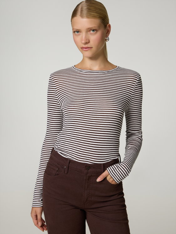 Bild von Langarmshirt aus Baumwolle