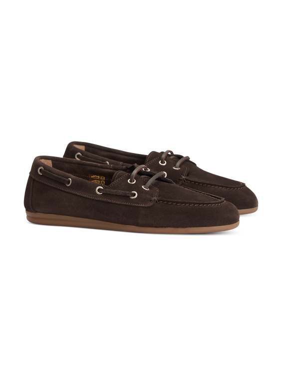 Bild von Bootsschuhe aus Veloursleder