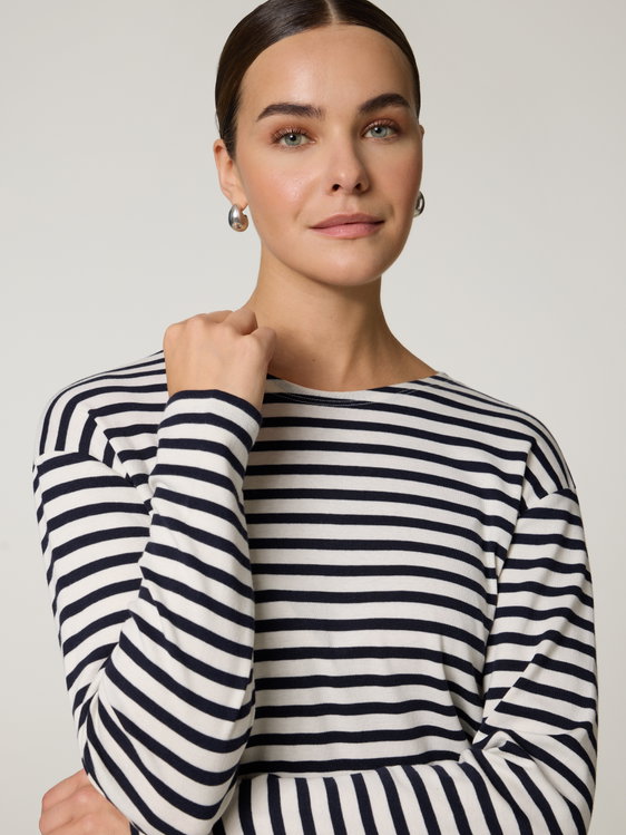 Bild von Langarmshirt mit Baumwolle