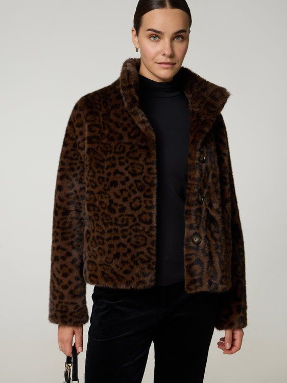 Image sur Veste en fausse fourrure