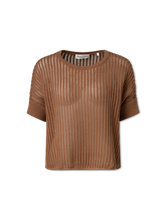 Image sur Pull en maille ajourée