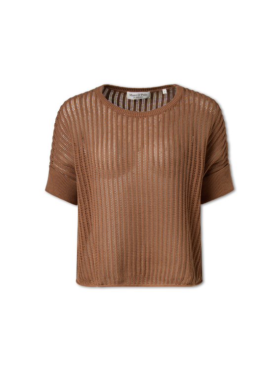 Image sur Pull en maille ajourée