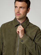 Image sur Veste en cuir velours MALBANO