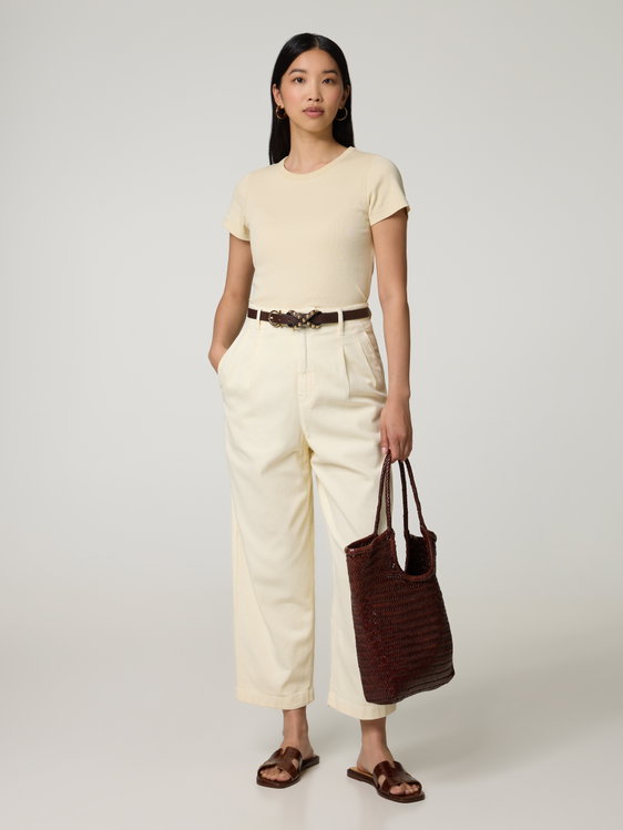 Bild von Bundfaltenhose NOA CROP