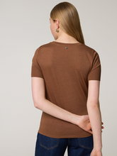 Bild von T-Shirt aus Feinstrick