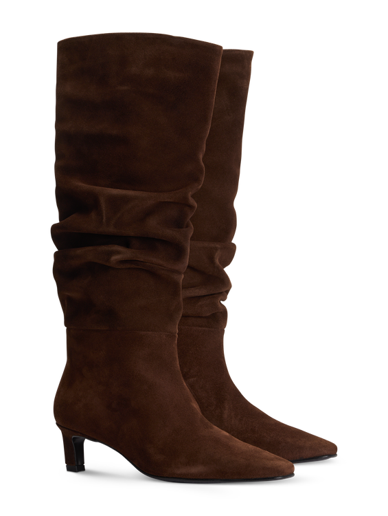 Bild von Stiefel aus Veloursleder KALILA