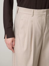 Bild von Flanellhose mit Bundfalten