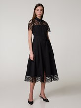 Bild von Midikleid mit Lochstickerei