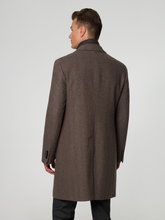 Image sur Manteau en laine à motif chevrons