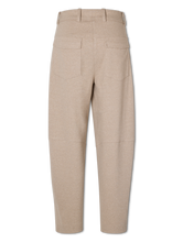 Image sur Pantalon en tissu à coupe « barrel leg »