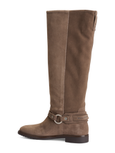 Image sur Bottes en cuir velours WENDY