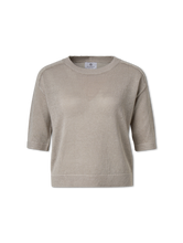 Bild von Strickshirt mit Leinen