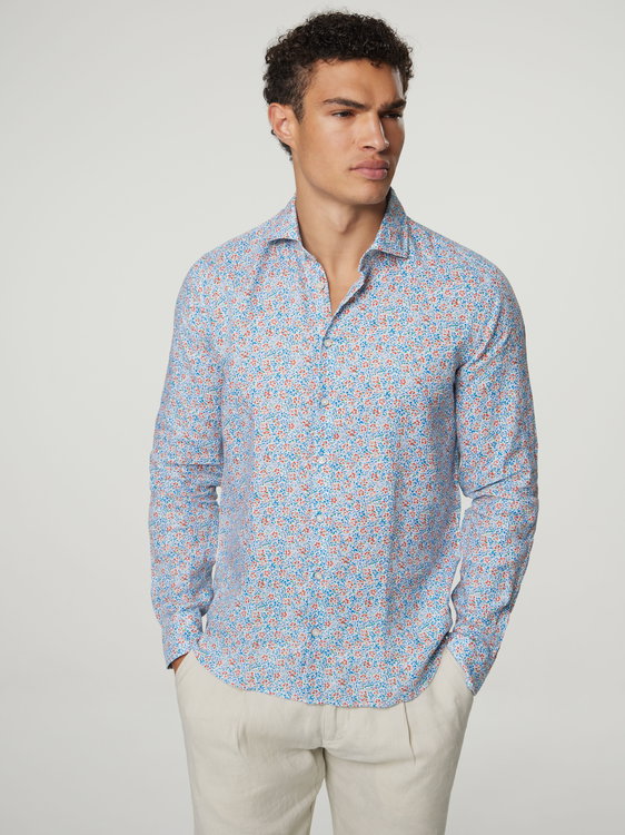 Image sur Chemise en lin Slim Fit