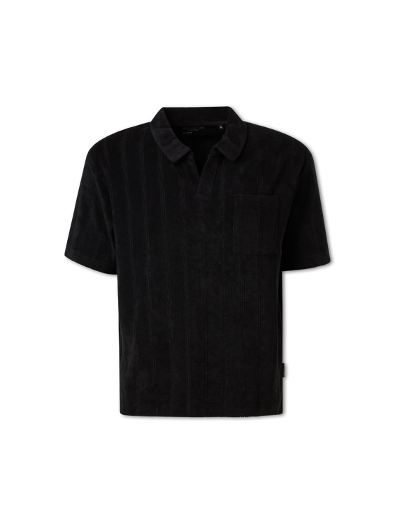 Image sur Polo en tissu éponge