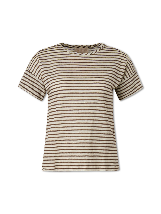 Image sur T-shirt en lin CIRCOLI