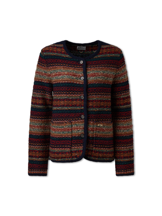 Bild von Strickjacke mit Wolle