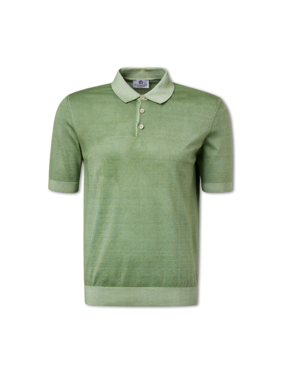 Bild von Poloshirt aus Feinstrick