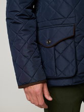 Bild von Steppjacke mit Cordkragen