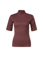 Bild von Rippshirt mit Stehkragen