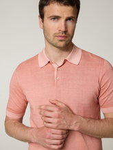 Bild von Poloshirt aus Feinstrick