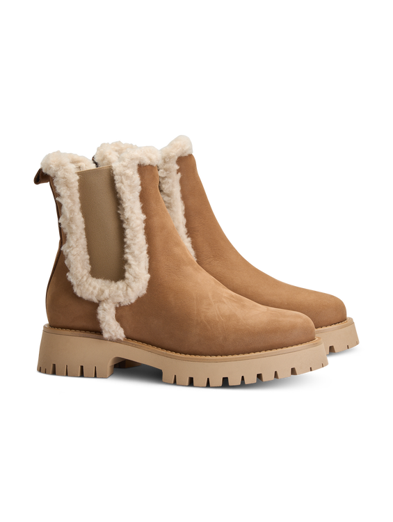 Image sur Bottines Chelsa en cuir nubuck