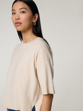 Image sur T-shirt en maille fine