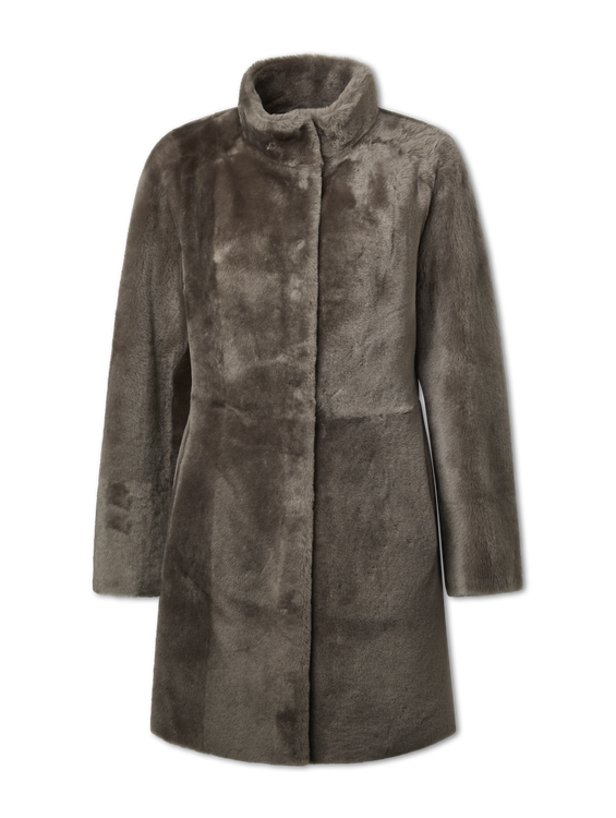 Image sur Manteau réversible en peau d'agneau