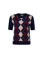 Bild von Kurzarmpullover aus Kaschmir