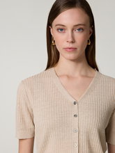 Bild von Strickshirt aus Leinen